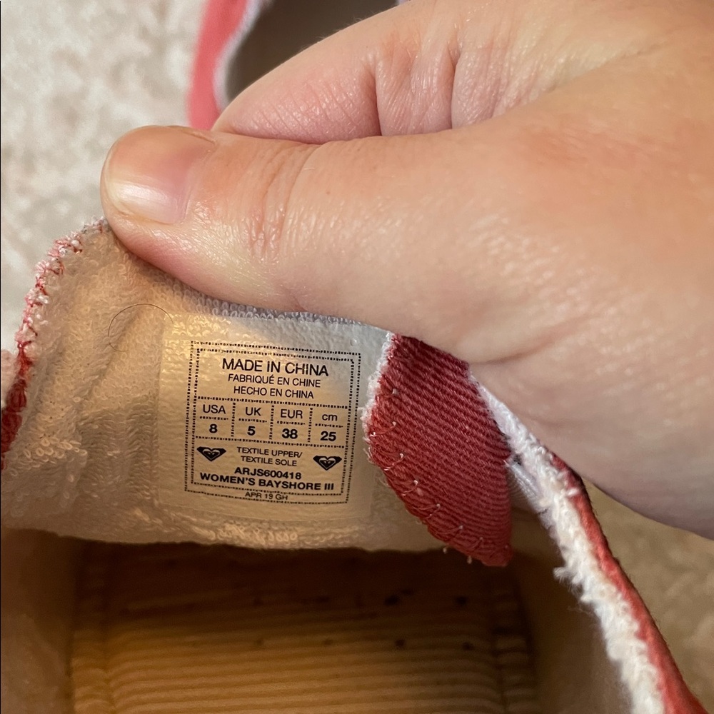 Roxy Women’s Bayshore III Slip On Sneakers - Picture 6 of 6